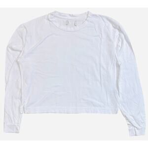 Rowan Women's Reagan Long Sleeve Oversized Boyfriend Heavyweight Top Tee T-Shirt